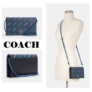 Coach Anna Foldover Crossbody Clutch